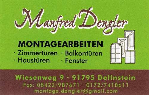 Logo Manfred Dengler Montagearbeiten